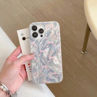 Ốp lưng iphone Lông vũ in hình Nơ ánh bạc siêu xynh 6plus/7plus/x/xs/xsm/11/12/13/14/15/pro/max/plus/promax RABBI
