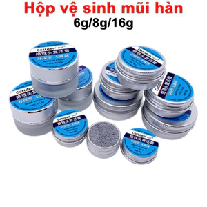 Hộp vệ sinh đầu mũi hàn bằng thiếc tiện dụng 6g/8g/16g