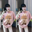 Áo Thun LABUBU Tay Lỡ Unisex giới tính In trước vùng ngực Siêu Nét- áo cộc LABUBU nguyên liệu Cotton kéo dãn 2C mẫu mã i