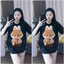 Áo Thun LABUBU Tay Lỡ Unisex giới tính In trước vùng ngực Siêu Nét- áo cộc LABUBU nguyên liệu Cotton kéo dãn 2C mẫu mã i