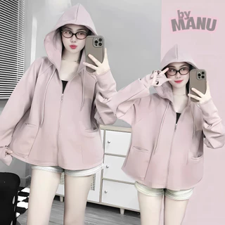 Áo Khoác Chống Nắng Umi Su Cao Cấp, Áo nữ dày dặn, Form Dài Xoè Trẻ Trung Chống Tia UV_ ROSE GOLD