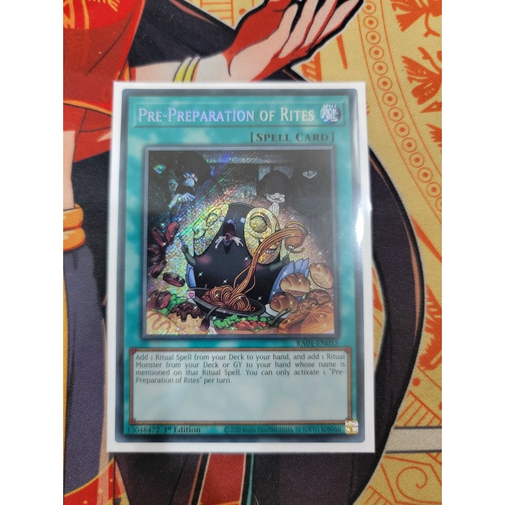 Thẻ Bài Yugioh chính hãng | Yugioh! Pre-Preparation of Rites - RA01 ...
