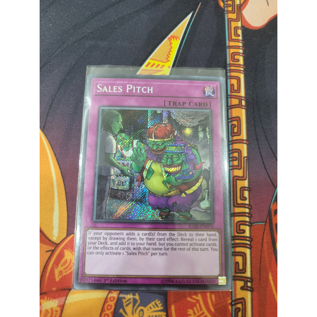 Yu-Gi-Oh! Piazzola Vendita - IGAS-EN076 - Segreto Raro - Edizione Illimitata, Carta Collezionabile - 2
