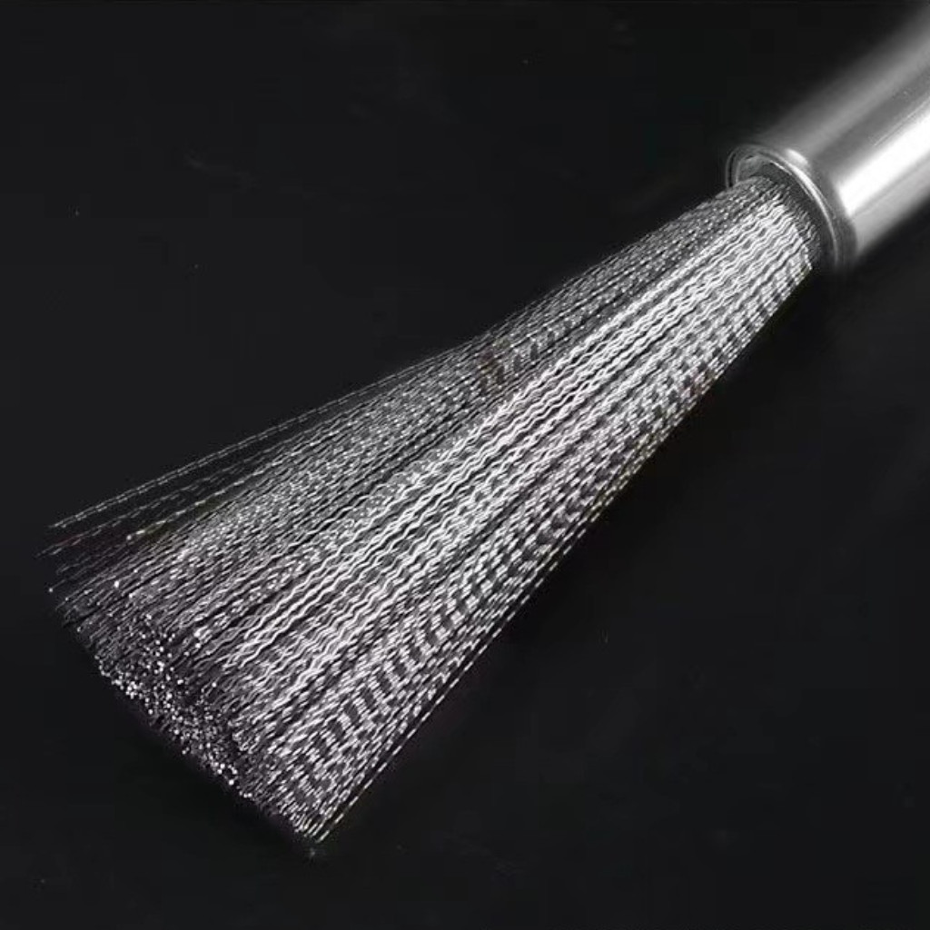 Chổi Inox 304 Chuyên Dùng Cọ Chà Rửa Nồi, Chảo Siêu Sạch, Siêu Nhanh Tiện Lợi