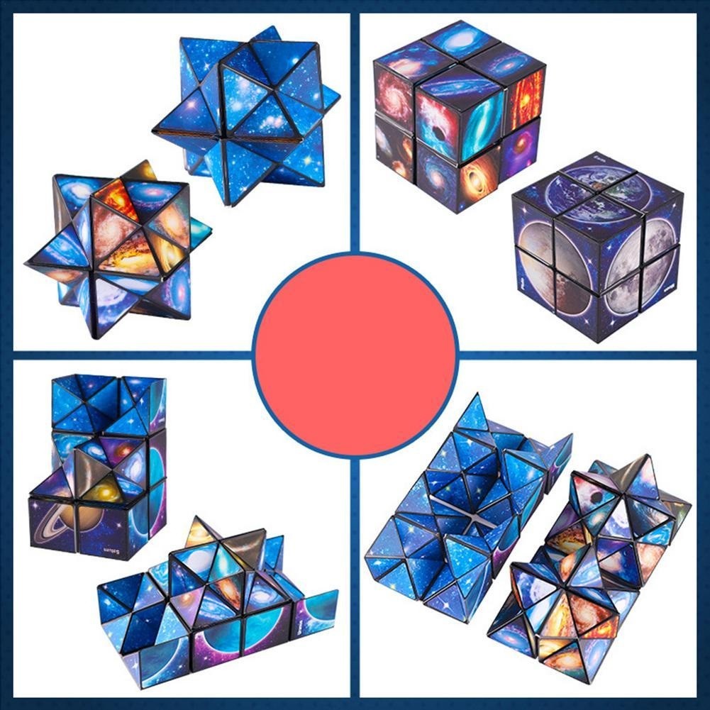 Đồ Chơi Khối Rubik Nam Châm Biến Thể 72 Hình Galaxy