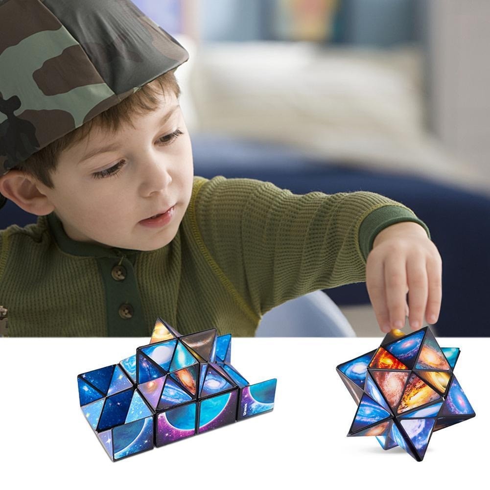 Đồ Chơi Khối Rubik Nam Châm Biến Thể 72 Hình Galaxy