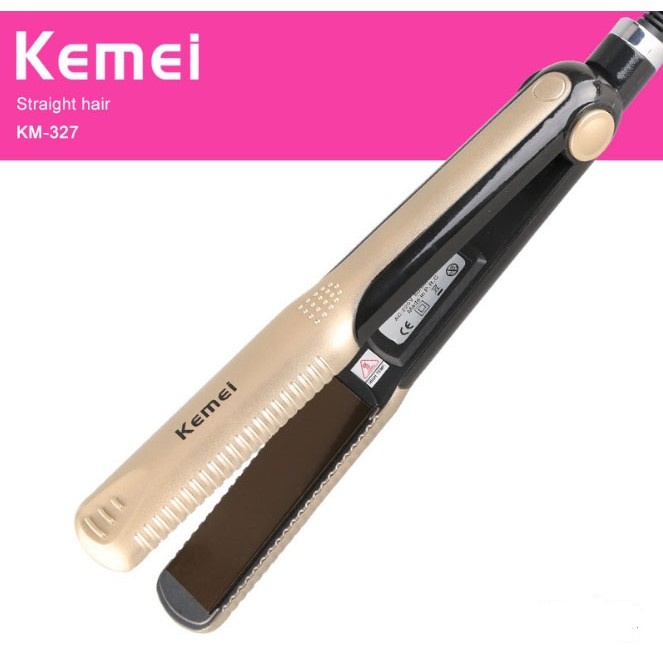 Máy Kẹp Tóc, Duỗi Tóc Thẳng Kemei Km-327