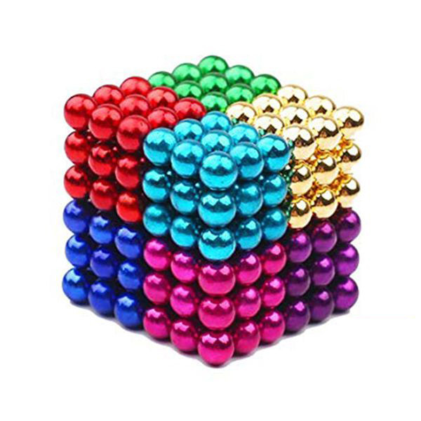 Hộp 216 Viên Bi Mini Nam Châm Loại Nhỏ Tròn Mỗi Bi 3X3Mm Xếp Hình Vĩnh Cửu