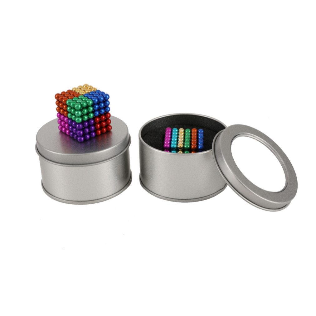 Hộp 216 Viên Bi Mini Nam Châm Loại Nhỏ Tròn Mỗi Bi 3X3Mm Xếp Hình Vĩnh Cửu