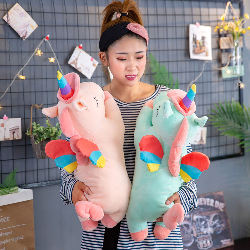 Bộ Gối Chăn Hình Ngựa Kì Lân Pony Có Cánh 3 Trong 1 Tiện Dụng
