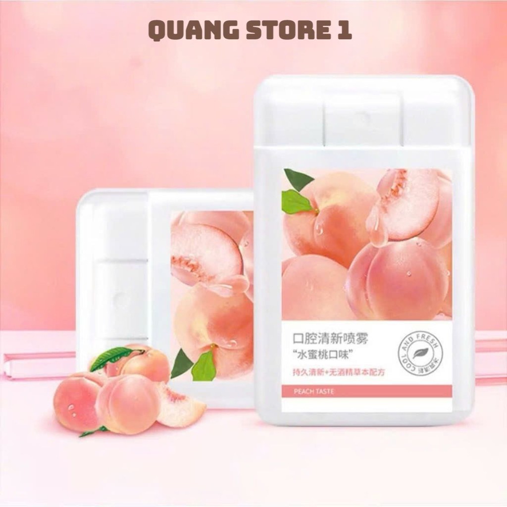 Xịt thơm miệng vị hoa quả thơm mát CHĨNH HÃNG