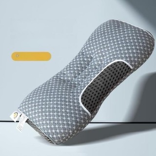 Gối spa dệt kim chống đau mỏi cổ vai gáy, gối thấp 10cm kích thước, bông mềm có lớp lưới thoáng khí