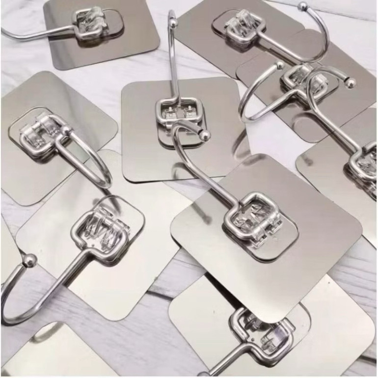 [ HOẢ TỐC ] COMBO Móc dán inox304 chịu lực tốt, móc dán tường