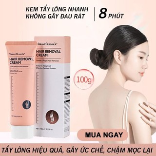 Kem tẩy lông Vibrant 100g nhanh gọn không đau rát Tẩy lông chân nách vùng kín sạch tận gốc