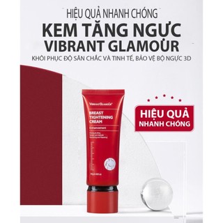 Kem nở ngực upsize Vibrant 80g tăng kích thước vòng 1 làm săn chắc ngực hiêu quả an toàn