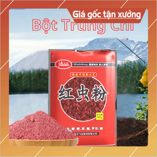 CH- Bột Trùng Chỉ Đỏ Lão Quỷ Trộn Mồi Câu Cá - Chuyên Chép Và Rô Phi -[S4]