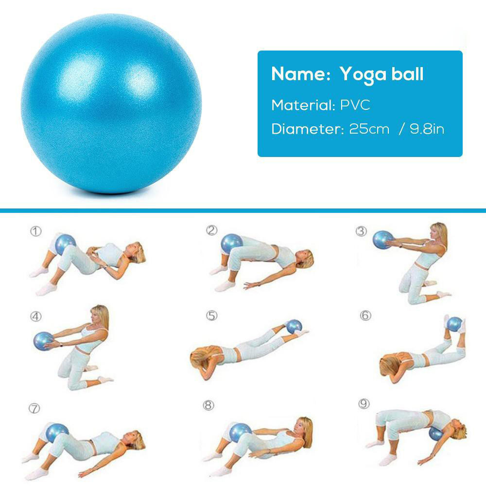 Bóng Hỗ Trợ Tập Thể Dục, Yoga, Gym Size 25Cm Chống Cháy Nổ
