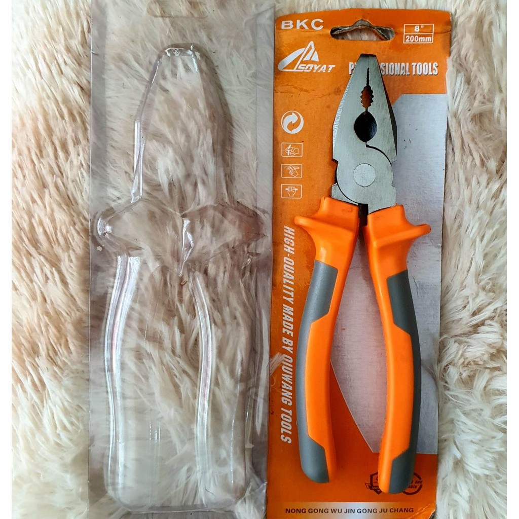 Kềm Điện Mũi Bằng Đa Năng Bkc 8 In Dài 20Cm