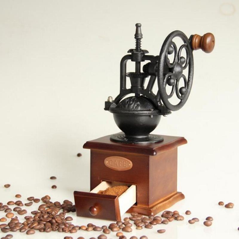Máy Xay Cafe, Xay Tiêu Bằng Tay Phong Cách Cổ Điển Grinder