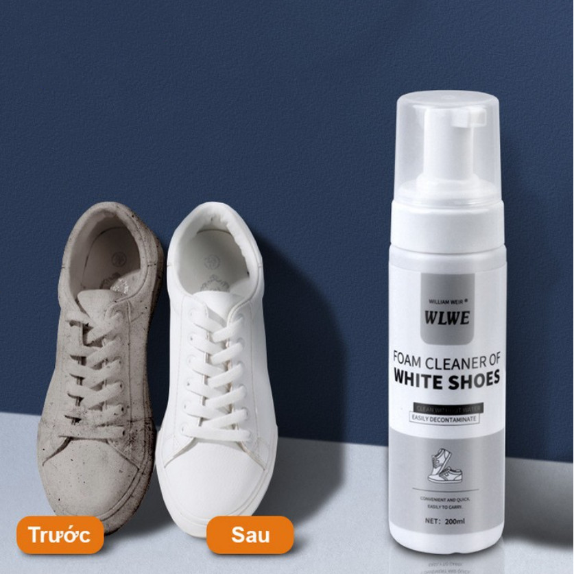 Chai Xịt Bọt Tuyết Wlwe Tẩy Rửa Vệ Sinh Giày Giày Tiện Lợi Cấp Tốc