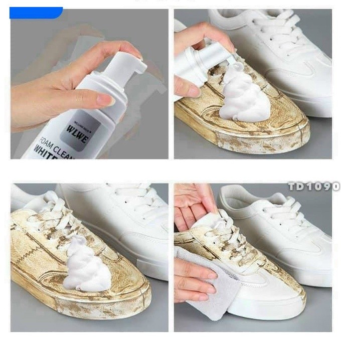 Chai Xịt Bọt Tuyết Wlwe Tẩy Rửa Vệ Sinh Giày Giày Tiện Lợi Cấp Tốc