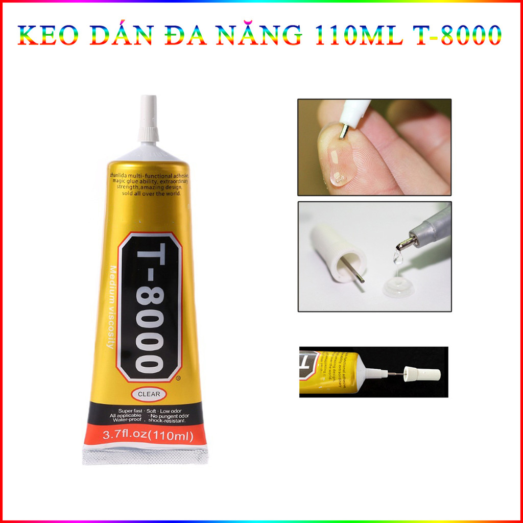 Keo Dán Đa Năng Siêu Dính Siêu Tiện Dụng T-8000 110Ml Tiện Dụng