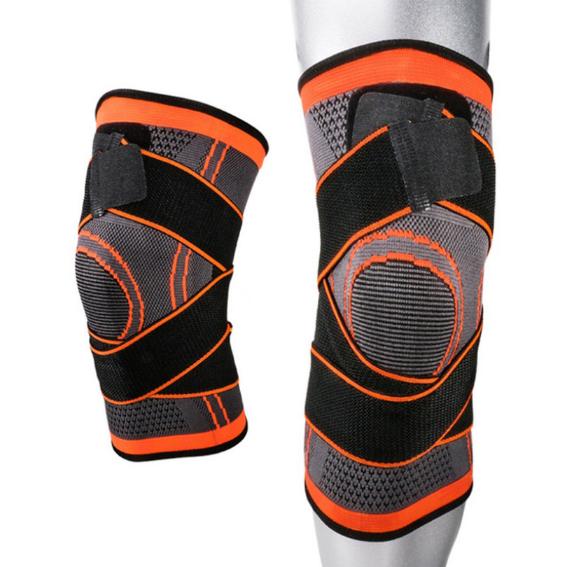 Bộ 2 Băng Cuốn Bảo Vệ Đầu Gối Khi Tập Thể Thao Có Đai Xiết