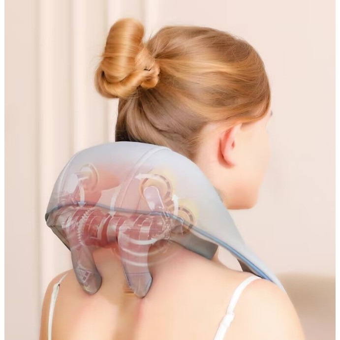 Máy Massage Cổ Vai Gáy 20X11Cm 6D - Kỹ Thuật Massage Số 8, Cải Thiện Sức Khỏe Tổng Thể