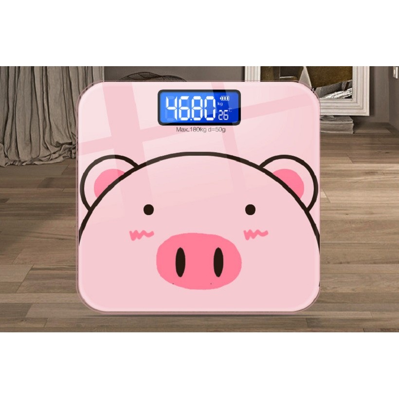 Cân Điện Tử Hình Heo 180Kg Tích Hợp Đo Nhiệt Độ
