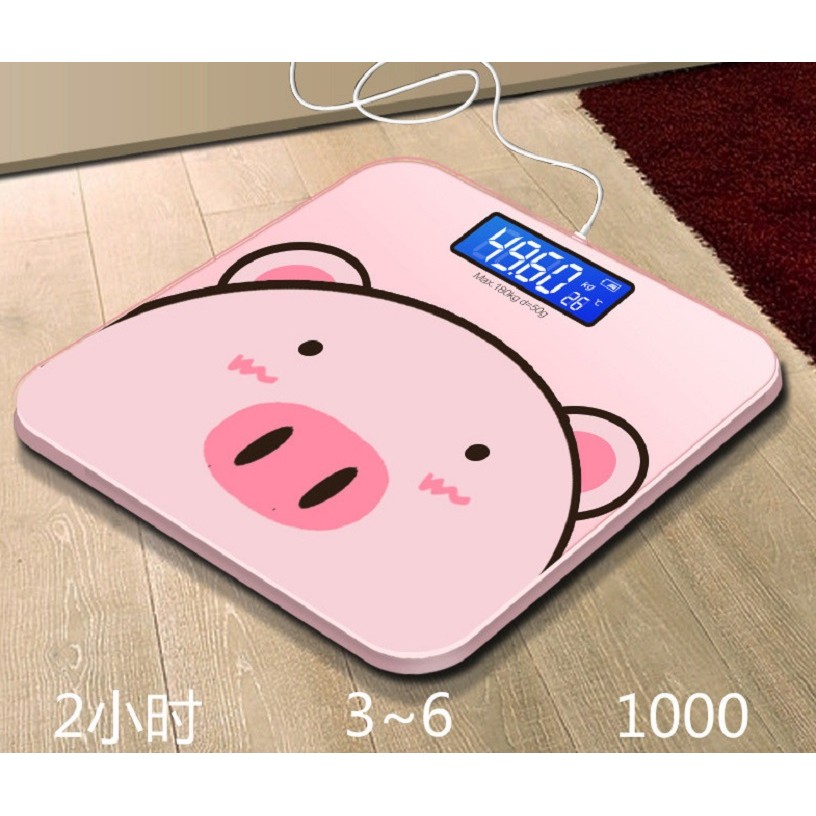 Cân Điện Tử Hình Heo 180Kg Tích Hợp Đo Nhiệt Độ