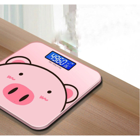 Cân Điện Tử Hình Heo 180Kg Tích Hợp Đo Nhiệt Độ