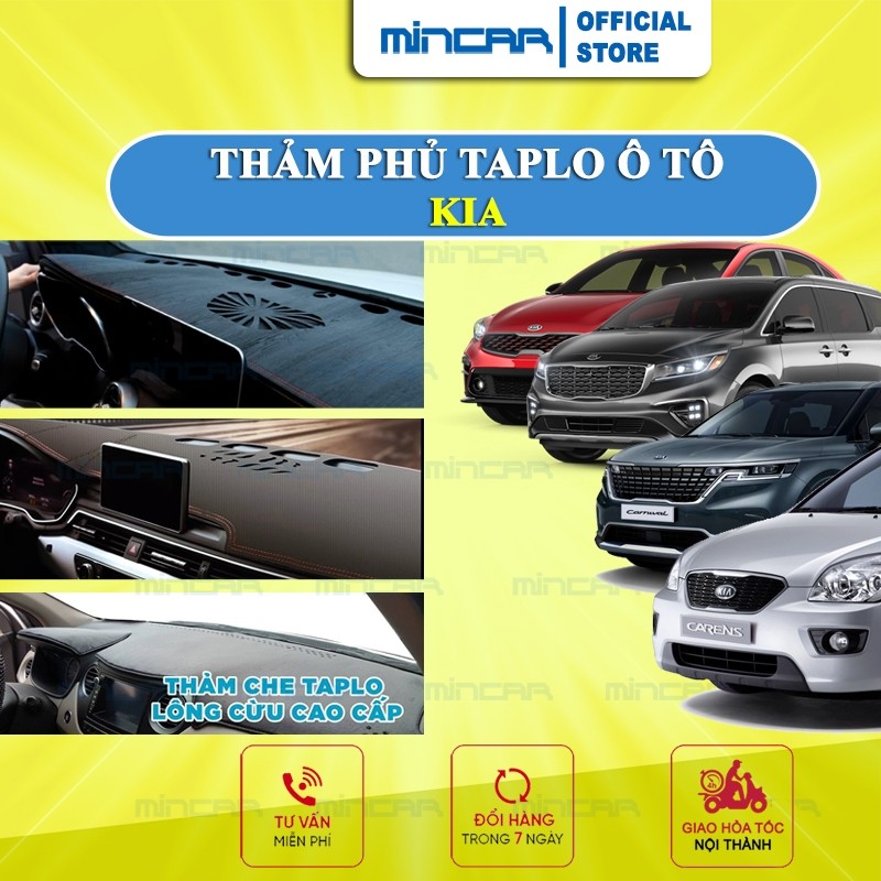 Thảm taplo MORNING, Soluto, Sportage, Carens, Rondo, SONET, CERATO ...