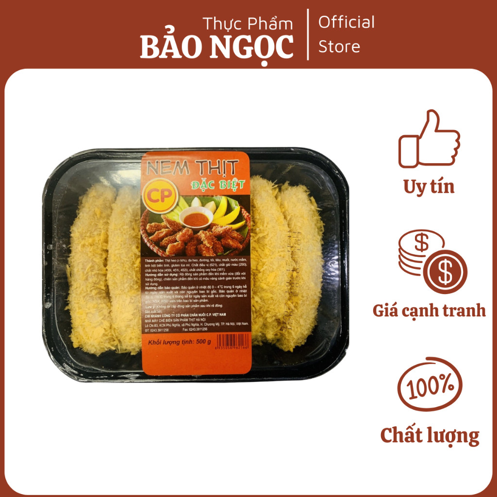 Nem chua rán - nem thịt đặc biệt CP - 500gr ship hỏa tốc Hà Nội ...