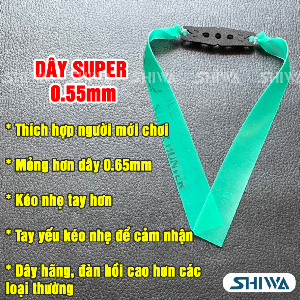 [combo 10] Dây Thun Cao Su Cao Cấp, Usopp/Super Hunter/Precise Khổ Full 1-2 Lớp 0.55-1.5mm Giá Rẻ