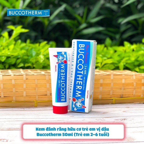 Kem đánh răng hữu cơ cho trẻ em Buccotherm Baby/ Kid Toothpaste 50ml