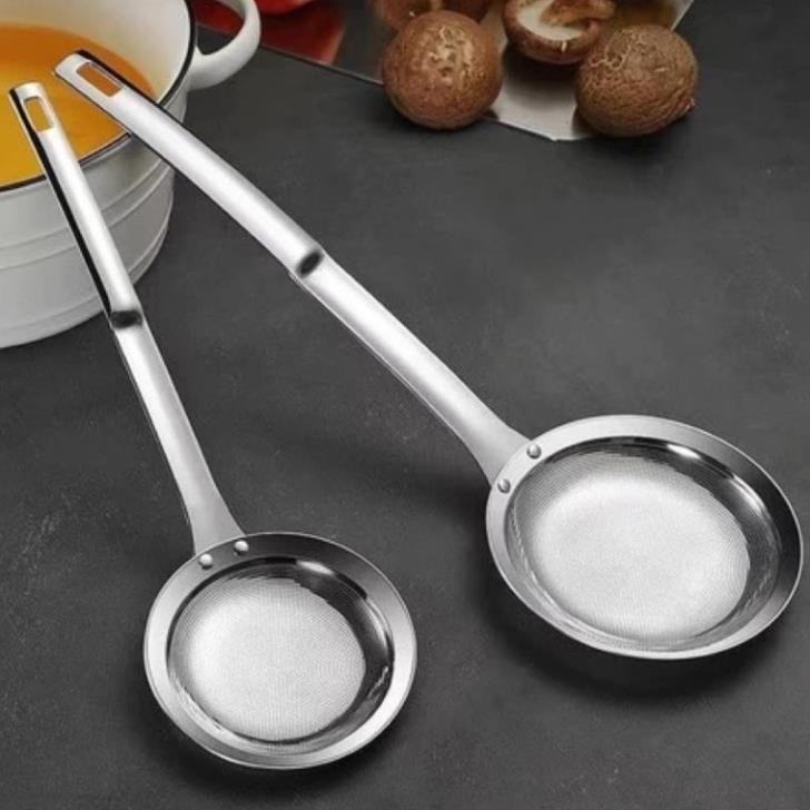 HÀNG CAO CẤP Muỗng Lọc Dầu, Tách Mỡ Bằng Inox 304 Không Gỉ, Muôi Hớt ...