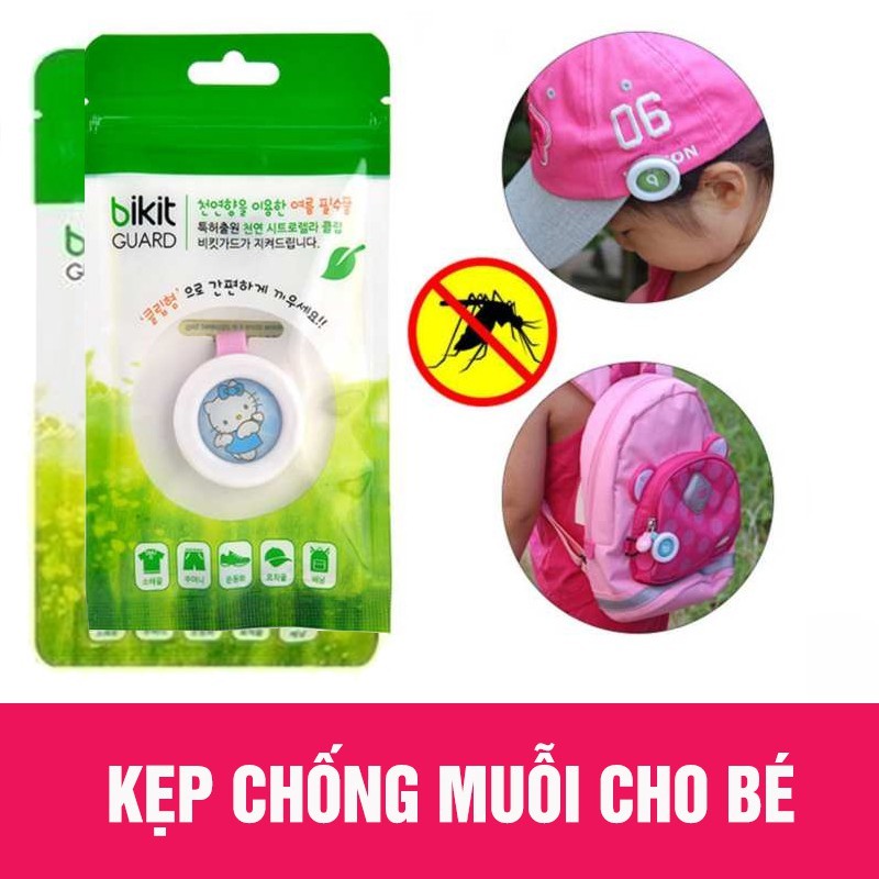 Kẹp Chống Muỗi Bikit Guard Hàn Quốc Cho Bé
