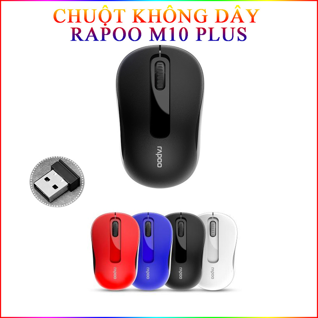 Chuột Máy Tính Không Dây Rapoo M10 Plus Cao Cấp