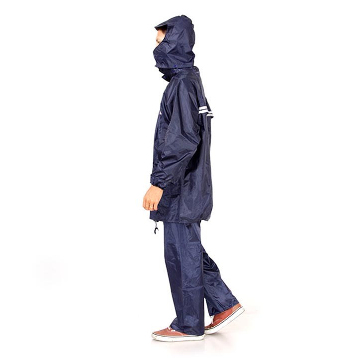 Bộ Quần Áo Đi Mưa Vải Dù Nguyên Bộ Siêu Bền Size Xxl (2Xl)