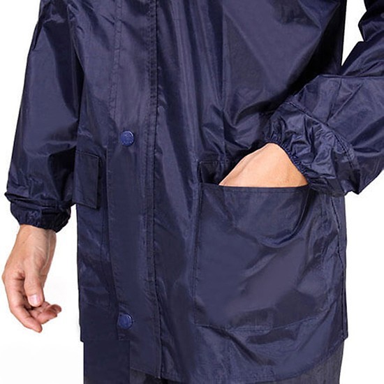 Bộ Quần Áo Đi Mưa Vải Dù Nguyên Bộ Siêu Bền Size Xxxxl (4Xl)