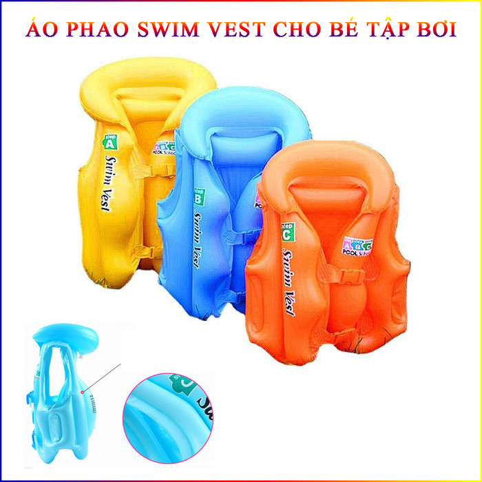 Áo Phao Swim Vest Cho Bé Tập Bơi Mùa Hè Siêu Xinh