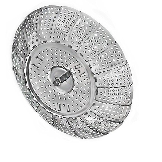 Rổ Hấp Inox Xếp Gọn Tiện Lợi 24Cm Cho Nhà Bếp