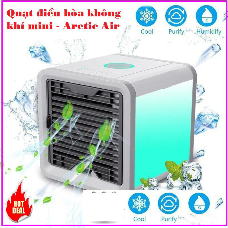 Quạt Điều Hòa Phun Sương Mini 17Cm Làm Mát Không Khí Arctic Air