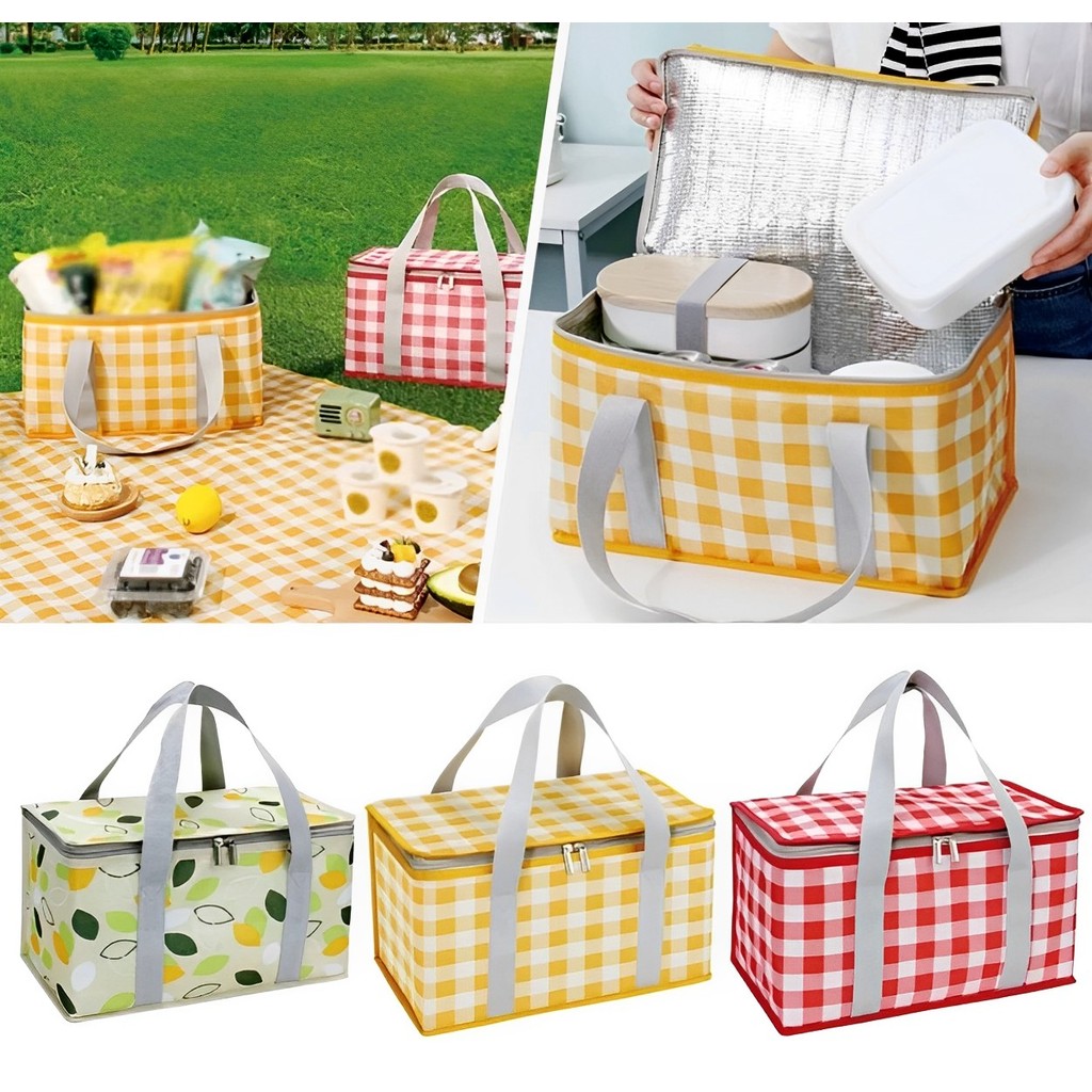 Túi Giữ Nhiệt 2 Quai Xách Dày Dặn Chống Thấm Nước 35X20X20Cm