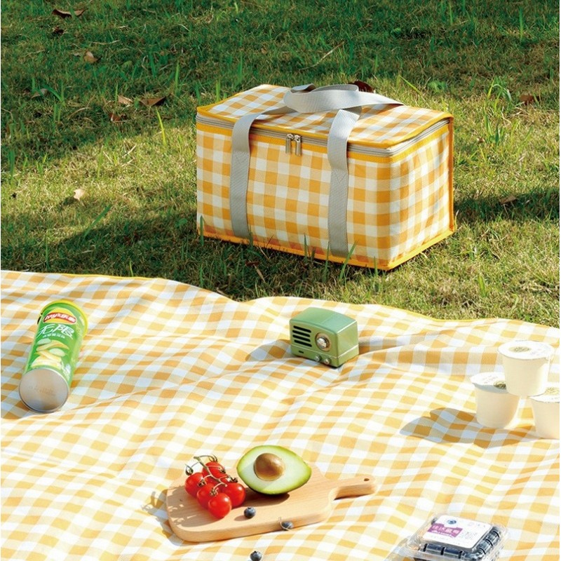 Túi Giữ Nhiệt 2 Quai Xách Dày Dặn Chống Thấm Nước 35X20X20Cm