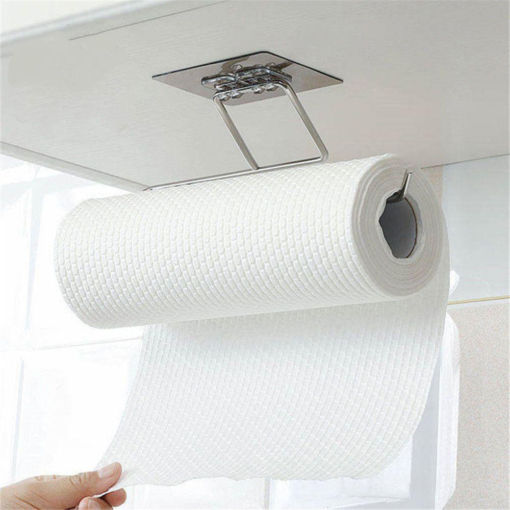 Thanh Treo Inox 304 Treo Cuộn Giấy, Khăn, Vật Dụng Đa Năng Kèm Miếng Dán