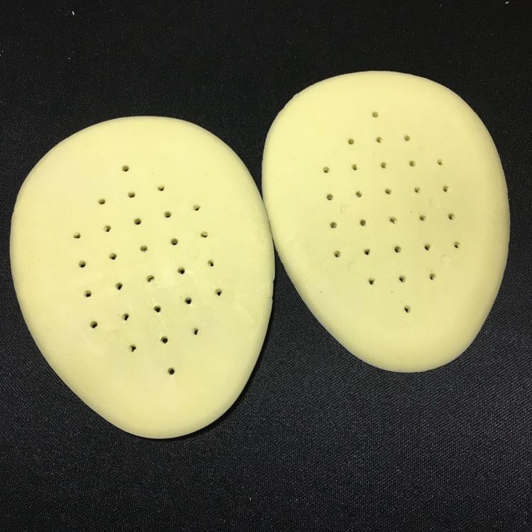 Bộ 2 Miếng Lót Mũi Giày Silicon Màu Vàng