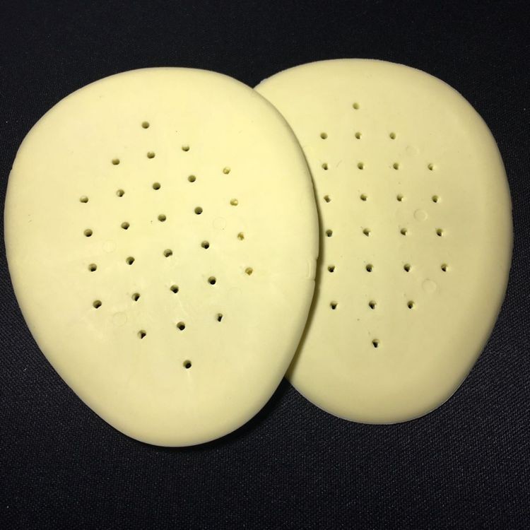Bộ 2 Miếng Lót Mũi Giày Silicon Màu Vàng