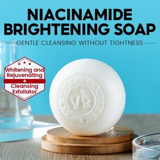 Xà phòng làm trắng ngừa mụn VIBRANT 100g Xà bông tẩy tế bào chết làm sạch sâu sáng da trẻ hóa