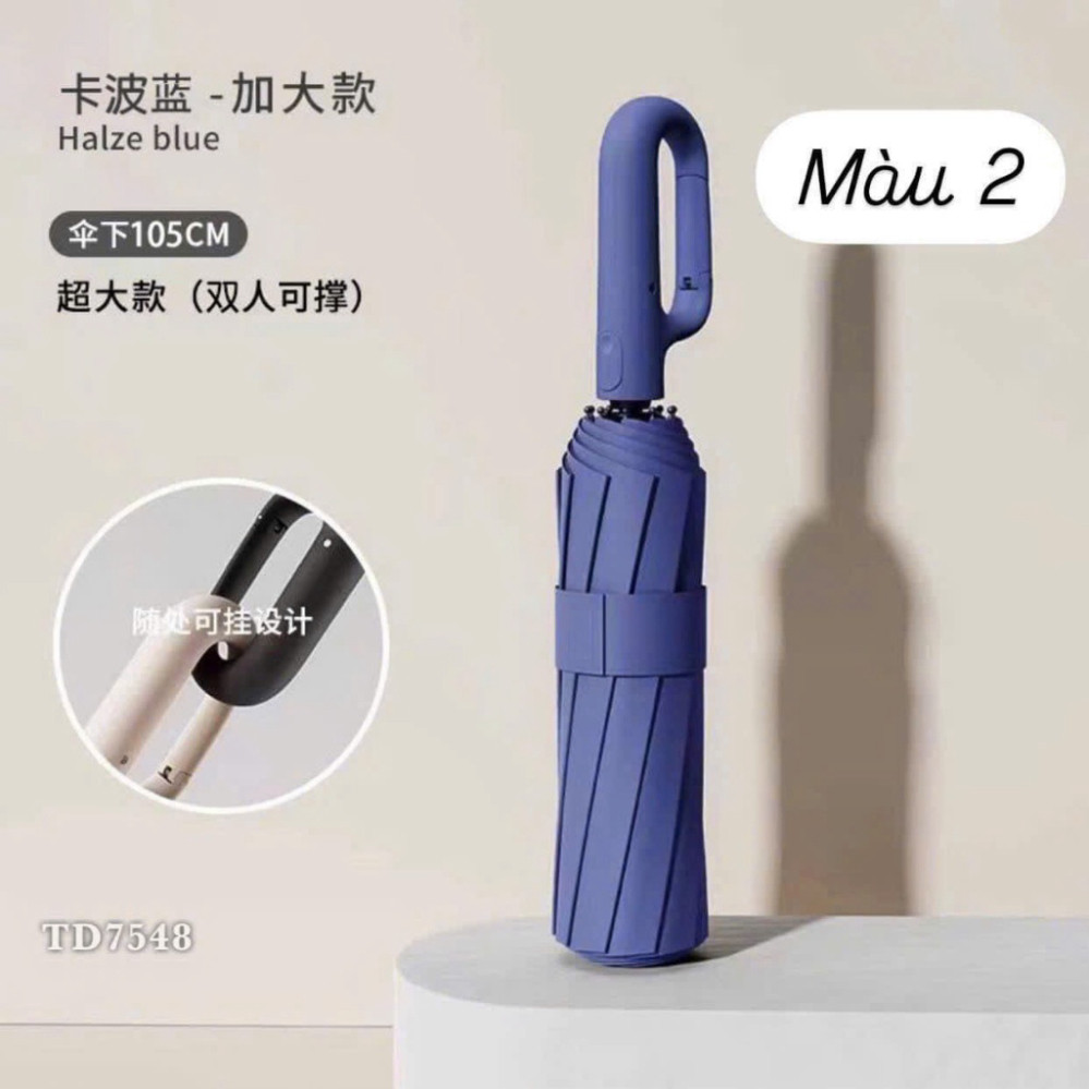 Dù mưa hay nắng gấp ô khóa gấp ô UV ô dù che móc ô xịt chống gió ô ngoài trời khóa gấp ô